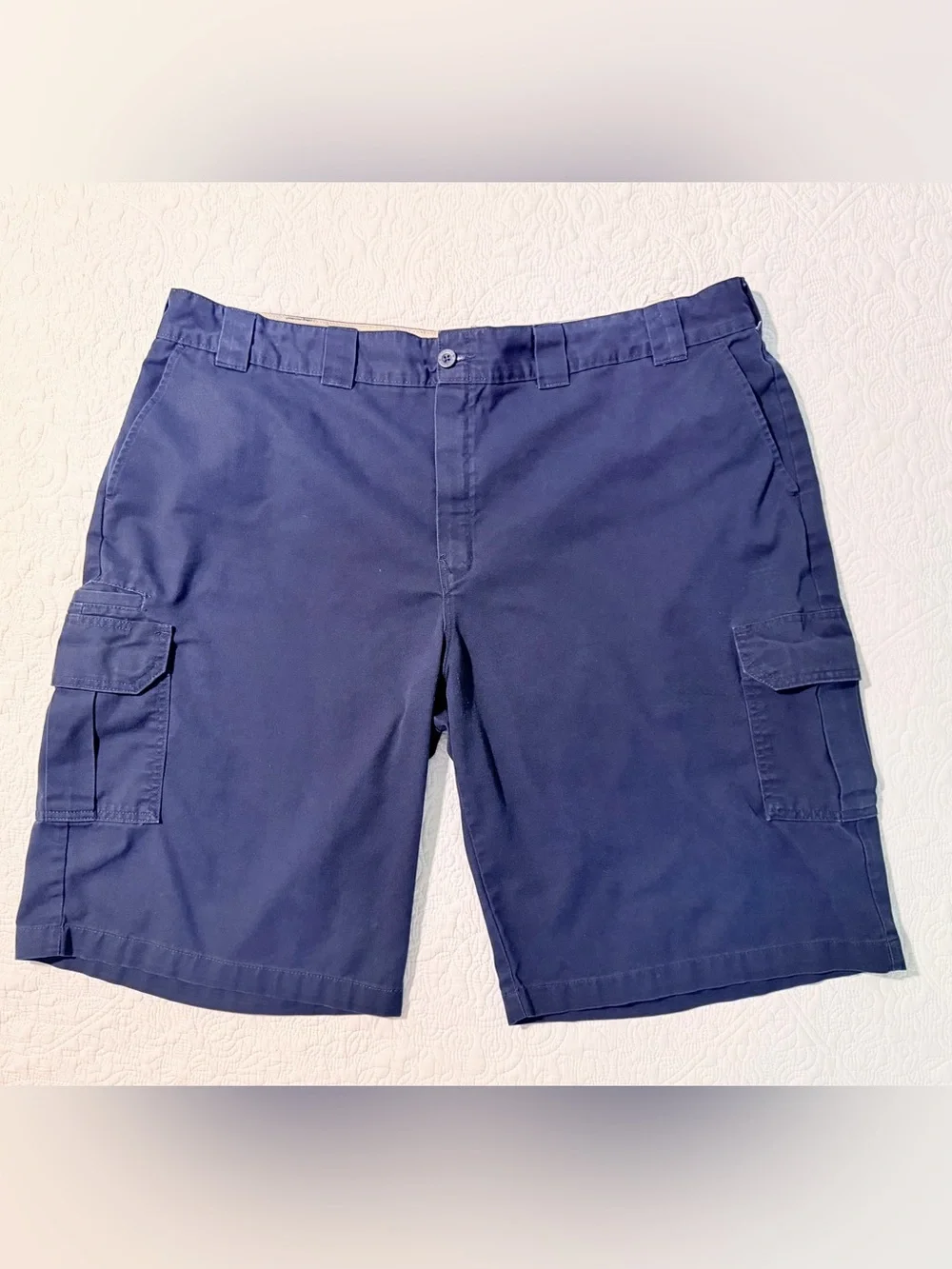 Dickies Flex | Relaxed Fit Cargo Shorts | Navy Blue | Size 46